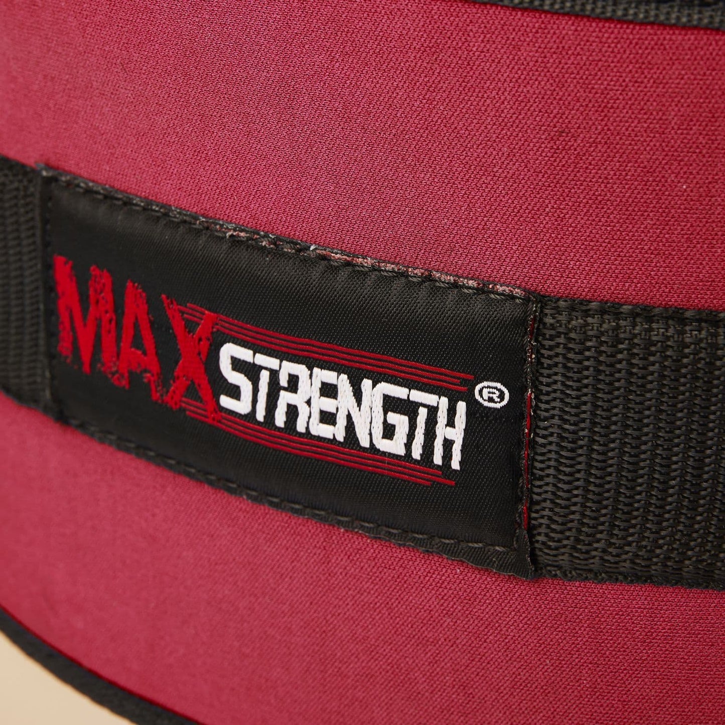 red weightlifting-back-belt