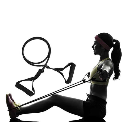 MAXSTRENGTH Resistance Band Tube with Handles