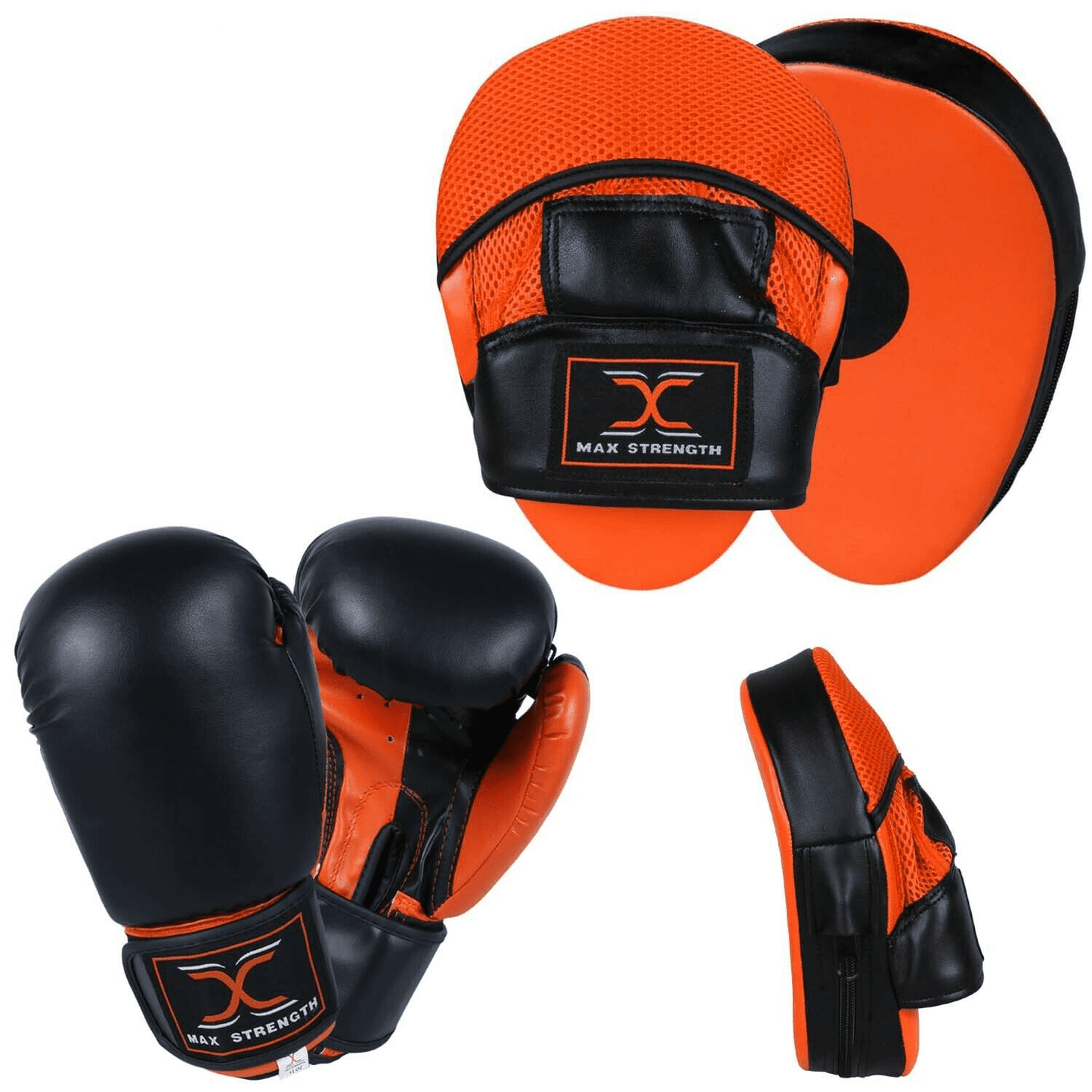 Buy Now kids Boxing Gloves and Pads set Maxstrength MAXSTRENGTH
