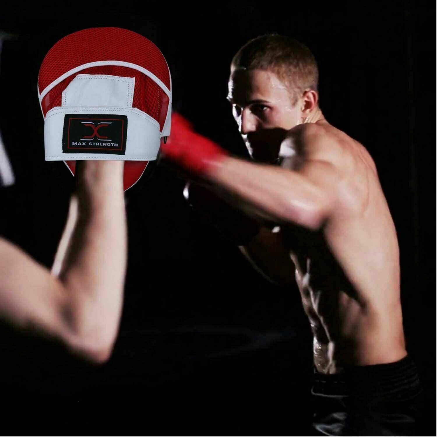 Focus Mitts red/white 